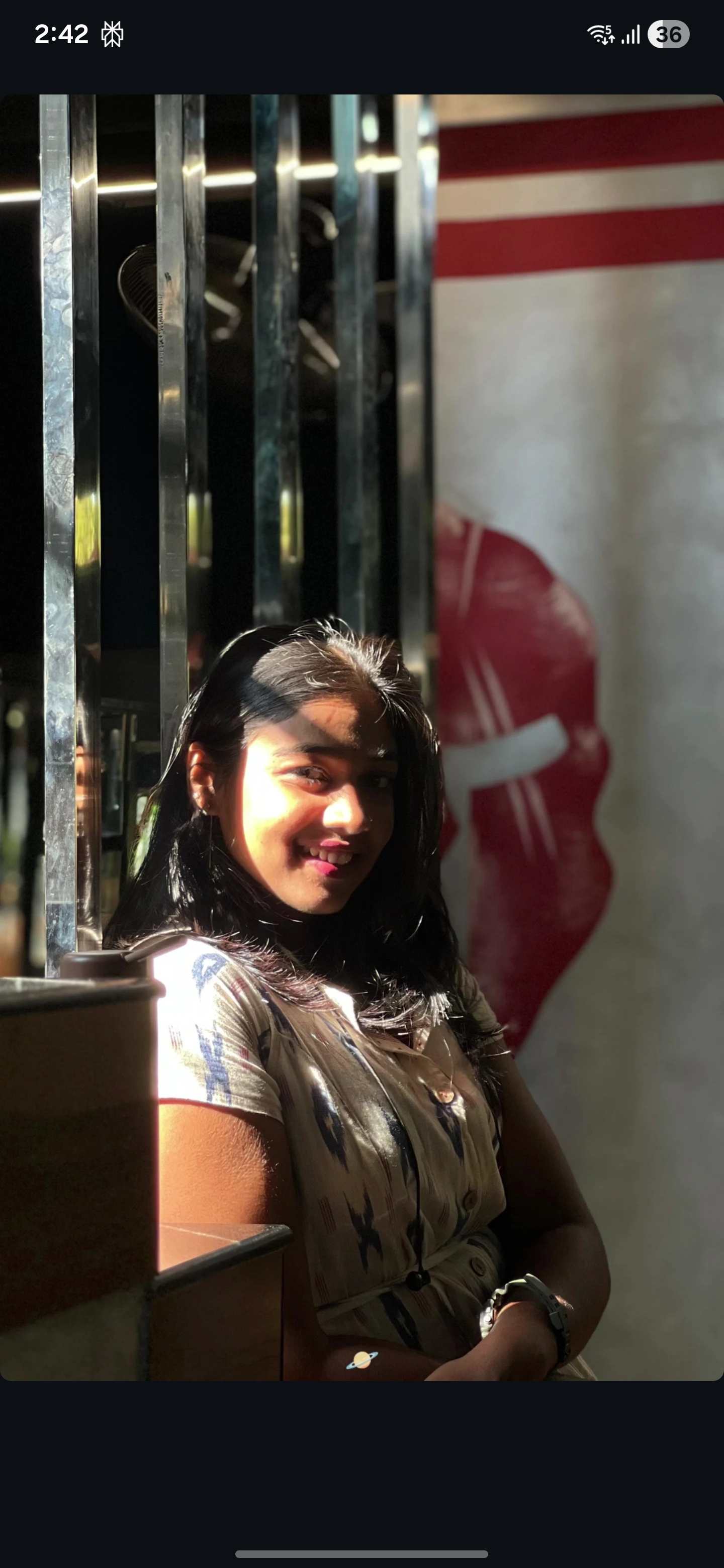 Candid moment in golden light